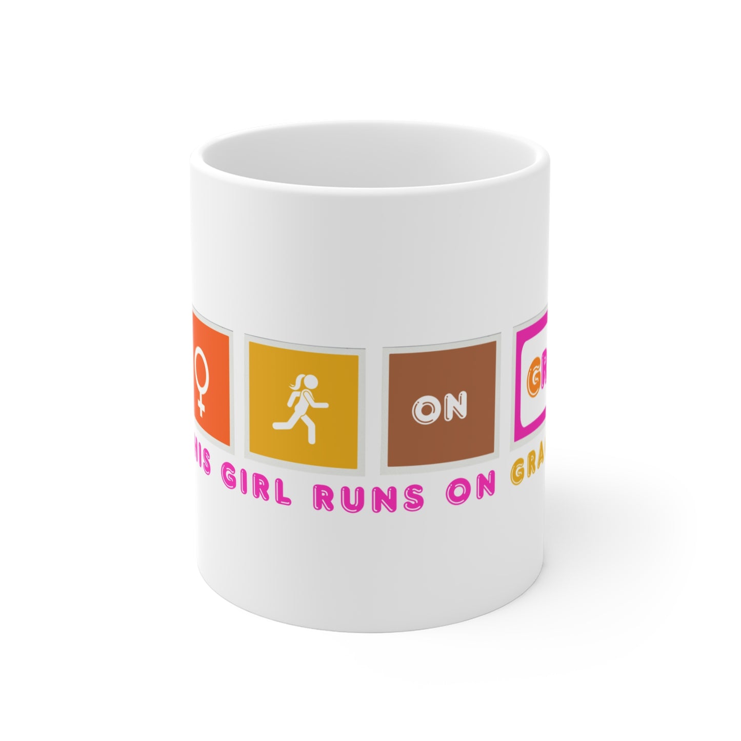 This Girl Runs on Grace Mug