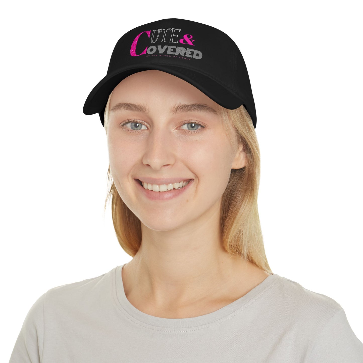 Cute & Covered By the Blood of Jesus Cap