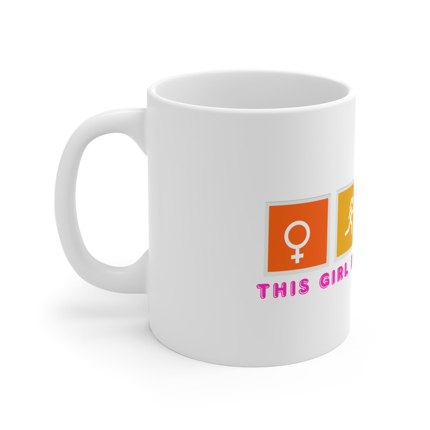 This Girl Runs on Grace Mug